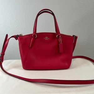 Small Pinkish Red Coach Purse